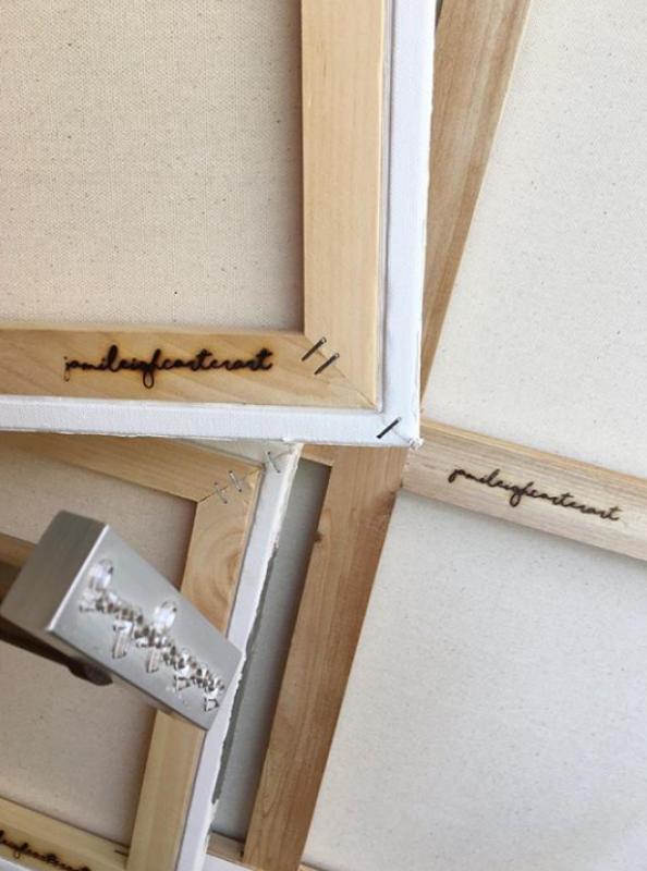 Leave your signature on the back of a masterpiece 