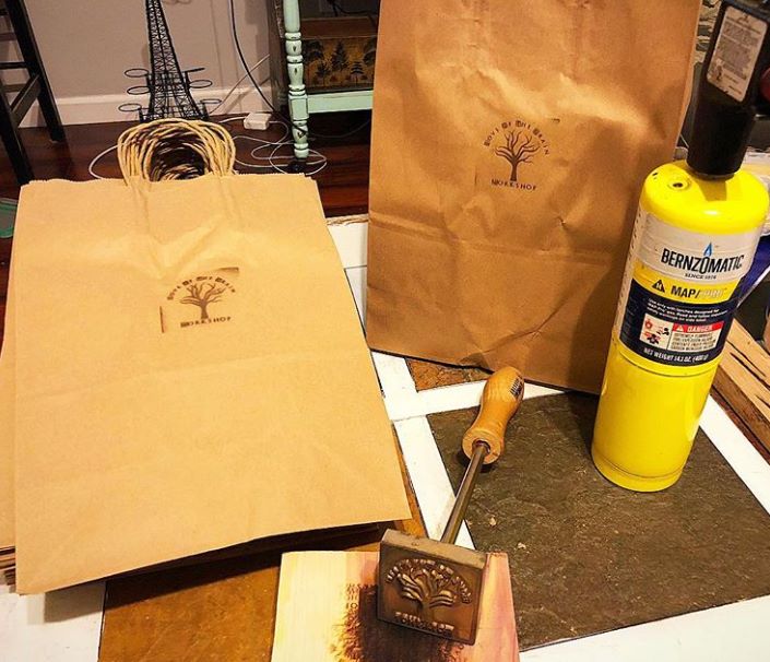 Imprint your logo on a paper bag