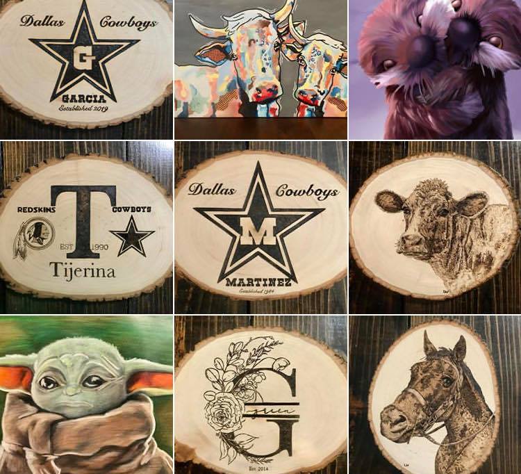 Wood burning art ideas