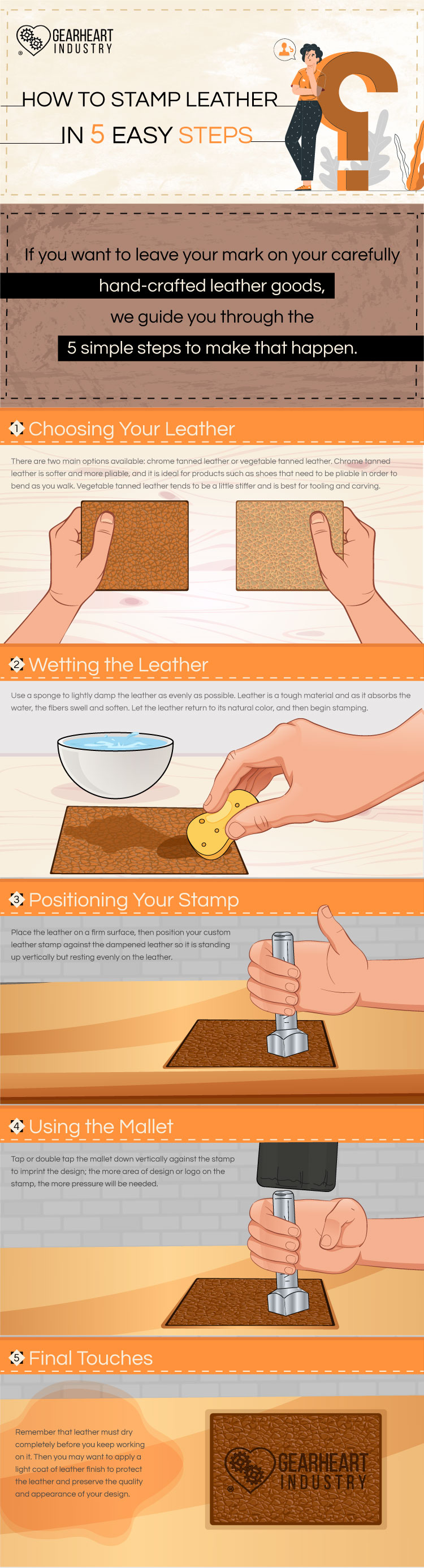 How to Stamp Leather with a Cold Stamp
