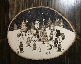 Wood Burning Art Picture